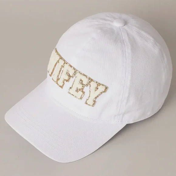 Wifey Puff Embroidery Dad Hat NWT - Picture 3 of 7